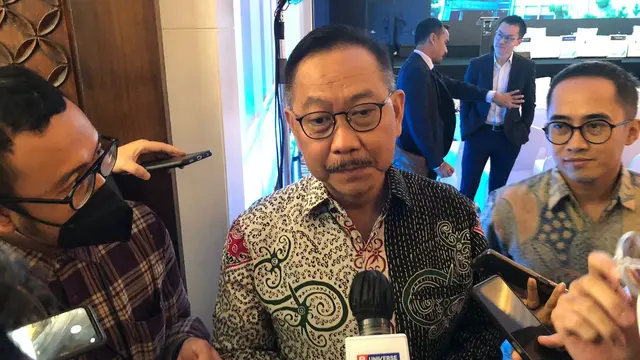 Kepala Otorita Ibu Kota Nusantara (IKN) Bambang Susantono menghadiri acara Mandiri Investment Forum di Plaza Mandiri, Jakarta, Kamis (2/2/2023).