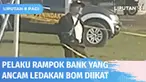 Aksi perampokan terjadi di sebuah bank yang berlokasi tak jauh dari Alun-alun Leuwimunding, Majalengka. Pelaku yang diduga teroris terpaksa diikat di tiang lantaran mengancam akan meledakkan bom jika tak diberi uang Rp 30 juta.