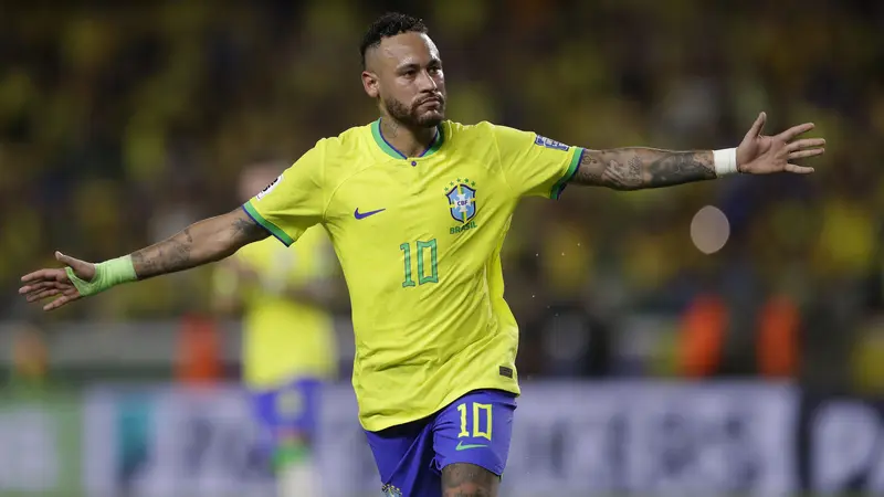 Foto: Brace Neymar dan Rodrygo ke Gawang Bolivia Awali Langkah Mulus Brasil di Laga Pembuka Kualifikasi Piala Dunia 2026
