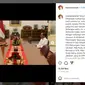 Selain menyampaikan surat pengunduran diri resmi kepada PDIP, rupanya Ara, sapaan akrab Maruarar mengunggah foto pertemuan dirinya dengan Presiden Joko Widodo (Jokowi) di akun sosial media (sosmed) Instagram miliknya @maruararsirait. (Instagram @maruararsirait)