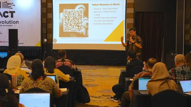HaiGuru Ajak Guru Indonesia Manfaatkan AI Melalui Seminar dan Workshop untuk Tingkatkan Kompetensi.  foto: istimewa