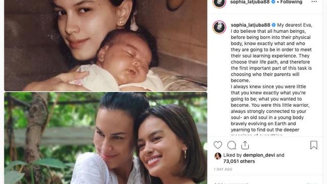 Sophia Latjuba dan Eva Celia (Foto: Instagram/@sophia_latjuba88)