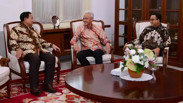 Pertemuan Presiden Jokowi dengan Tiga Bacapres Pemilu 2024