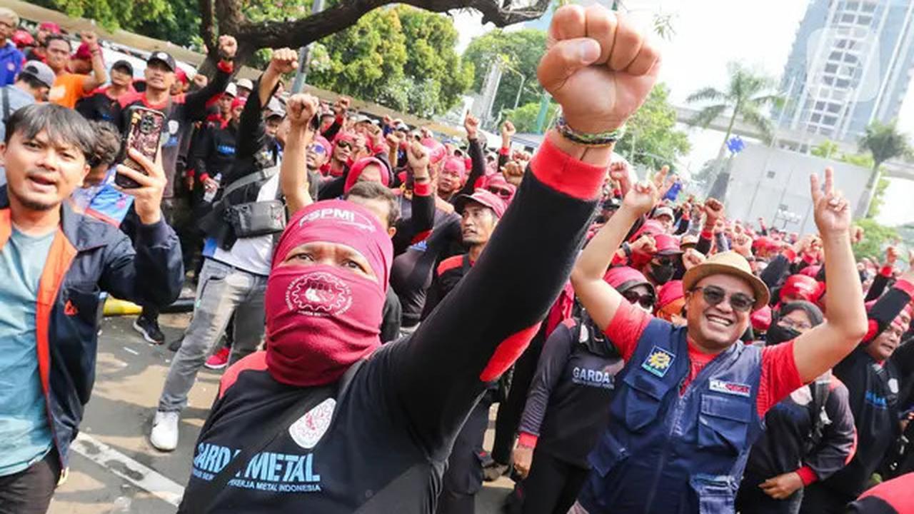 Desak Pengupahan Tak Pakai PP 51/2023, Buruh Berunjuk Rasa di Kemnaker