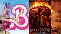 Poster film Barbie dan Oppenheimer, Sumber: Imdb