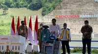 4 Pernyataan Jokowi saat Resmikan Bendungan Karalloe di Kabupaten Gowa