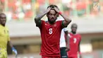 Pemain Timnas Indonesia, Stefano Lilipaly meluapkan kekecewaan saat gagal mencetak gol ke gawang Fiji pada laga persahabatan di Stadion Patriot Candrabhaga, Bekasi, Sabtu (9/2). Laga berakhir imbang 0-0. (Liputan6.com/Helmi Fithriansyah)