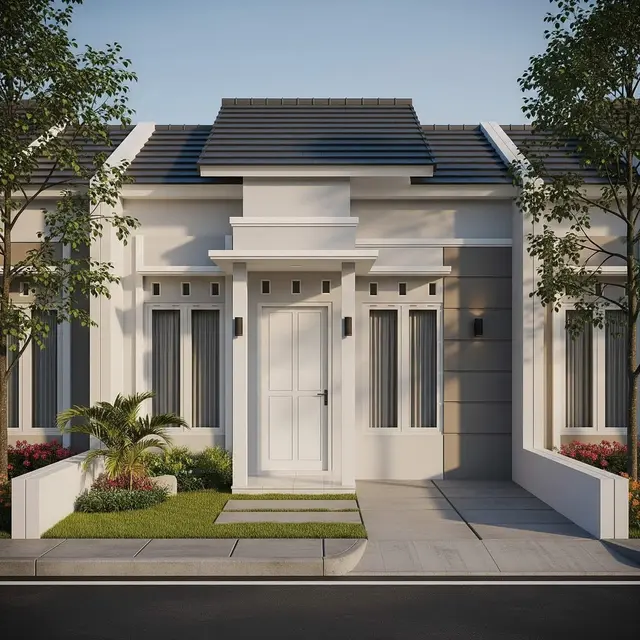 Desain Rumah Mungil Budget Rp 150 Juta di Cluster