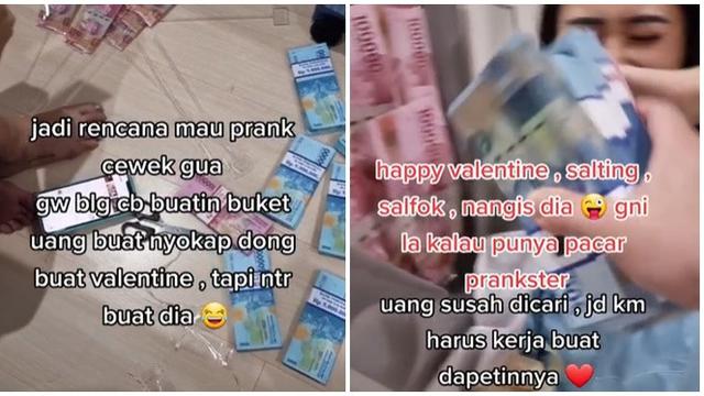Wanita Ini Kena Prank Bikin Buket Uang Rp 40 Juta Untuk Sang Ibu Ternyata Kado Spesial Pacar Hot Liputan6 Com Smartphone yang dijual seharga rp 4.999.000 jutaan ini menyuguhkan kamera depan sebesar 5 mp. wanita ini kena prank bikin buket uang