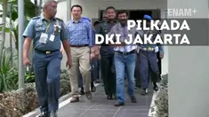 Tiga pasangan calon Gubernur dan Wakil Gubernur DKI Jakarta rampung menjalani tes psikologi di Rumah Sakit Angkatan Laut (RSAL) Mintohardjo, Jalan Bendungan Hilir, Tanah Abang, Jakarta Pusat, Minggu (25/9/2016) siang.