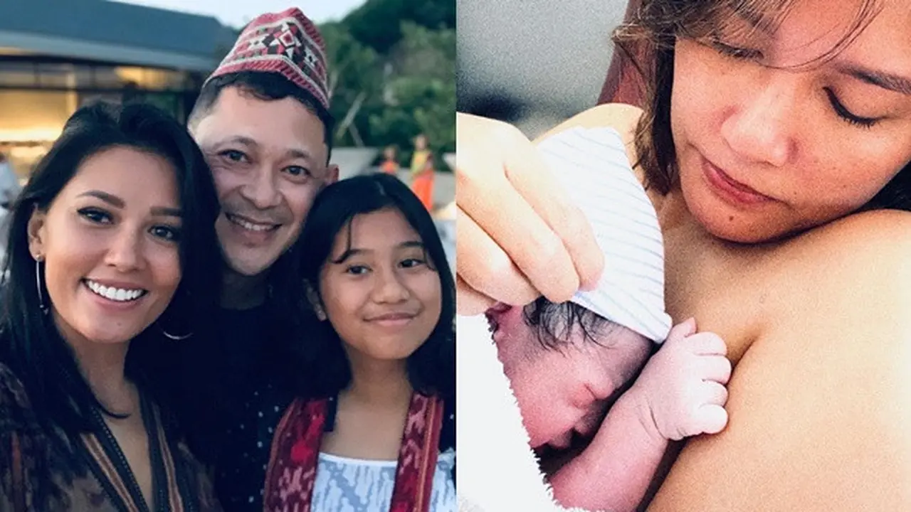 Dikaruniai Anak Kedua, Ini 6 Momen Manis Titi Rajo Bintang dan Keluarga Kecilnya