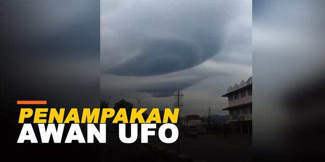 VIDEO: Awan Mirip UFO Muncul di Langit Aceh, Ini Penjelasan BMKG