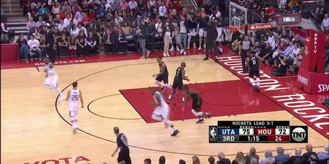 VIDEO : Cuplikan Pertandingan Playoffs NBA, Rockets 112 vs Jazz 102