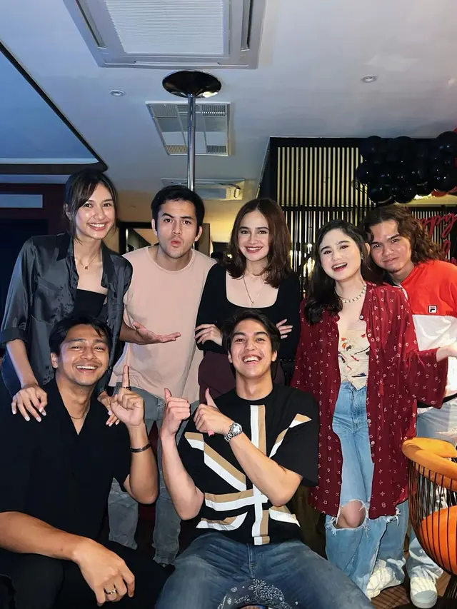 Perayaan ulang tahun Rizky Nazar ke 27 (Foto: tissabiani)