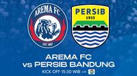 Arema FC vs Persib Bandung pada pekan kesembilan BRI Liga 1 2022/2023 di Stadion Kanjuruhan, Kabupaten Malang, Minggu, 11 September pukul 15:30 WIB. (foto: Twitter&nbsp;Liga1Match)