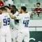 Marc Klok (23) dan para pemain Persib Bandung merayakan gol yang dicetak oleh Julio Cesar ke gawang FC Seoul dalam laga Grup E AFC Champions League Two 2026/2027 di Seoul World Cup Stadium, Rabu (16/9/2026). (Dok. Persib)