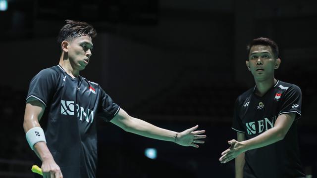 Fajar Alfian/Muhammad Rian Ardianto - Korea Open 2023 - Bulu Tangkis