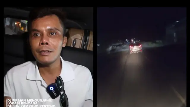 DJ Firman mengunjungi korban erupsi Semeru