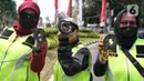 Penyisiran ranjau paku tersebut dimulai dari offramp Semanggi, Bundaran Patung Kuda, IRTI, hingga depan Gereja Immanuel dan Katedral Jakarta. (Liputan6.com/Angga Yuniar)