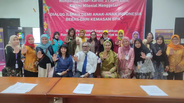 Arzeti Bilbina dalam Dialog Ilmiah Demi Anak-Anak Indonesia Terbebas dari Kemasan BPA, Jumat (22/4/2022).