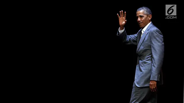 Kenakan Setelan Jas, ini Gaya Obama saat Kongres Diaspora Indonesia