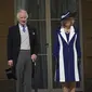 Raja Charles III dan Ratu Camilla. (Yui Mok/Pool via AP)