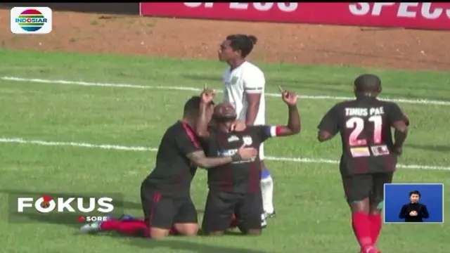 VIDEO: Highlights Liga 1 2018, Persipura Vs Persela 2-1