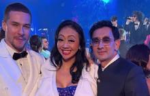 Potret Asri Welas di Anniversary Manoj Punjabi dan Istri, Anggun Memukau Berbalut Gaun Biru