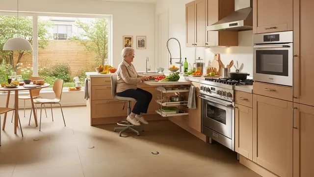 Contoh Desain Dapur Ramah Lansia