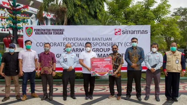 Sinar Mas mendonasikan oksigen ke Kalimantan Tengah untuk membantu pasien Covid-19 di daerah tersebut.