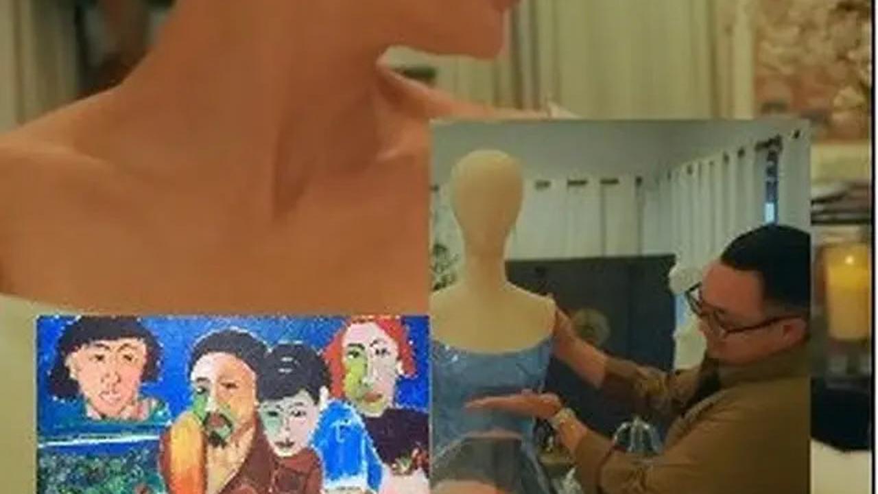 Cerita di Balik Dress Lukisan Luna Maya yang Bikin Haru, Bawa Kenangan Sang Ayah di Hari Bahagianya
