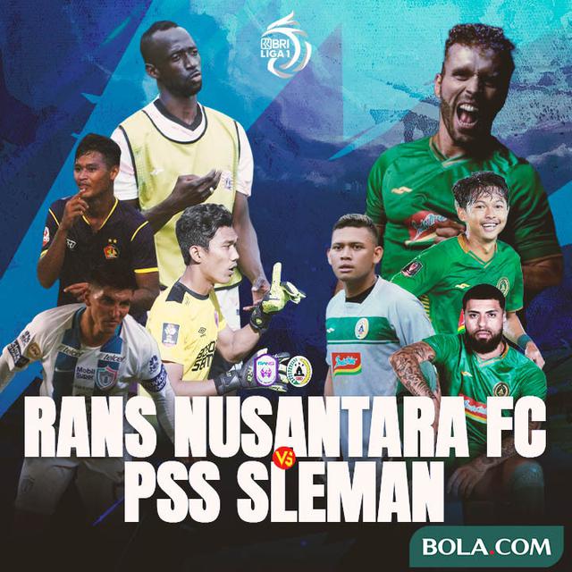 Liga 1 - Duel Antarlini - RANS Nusantara FC Vs PSS Sleman
