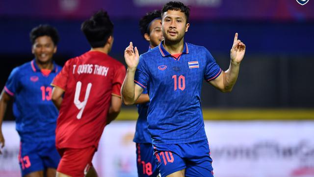 Striker Timnas Thailand U-22 di SEA Games 2023, Achitpol Keereerom.