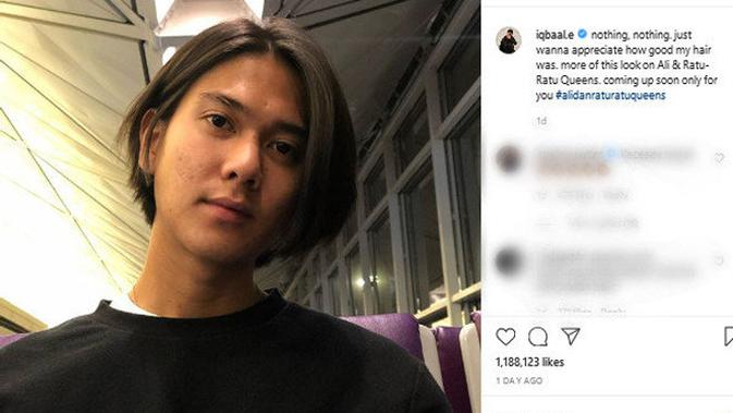 Iqbaal Ramadhan dengan penampilan barunya (Instagram)