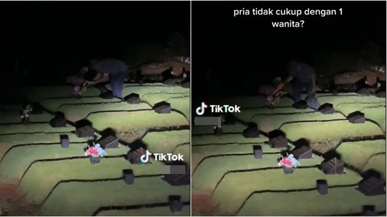 Cinta Tak Terbatas Waktu, Pria Ini Tiap Pagi Datangi Makam Istrinya Sebelum Kerja
