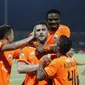 Bek muda Persija Jakarta, Anan Lestaluhu, menyebut kemenangan 1-0 atas Madura United diraih berkat kerja keras seluruh pemain. (dok. Persija Jakarta)