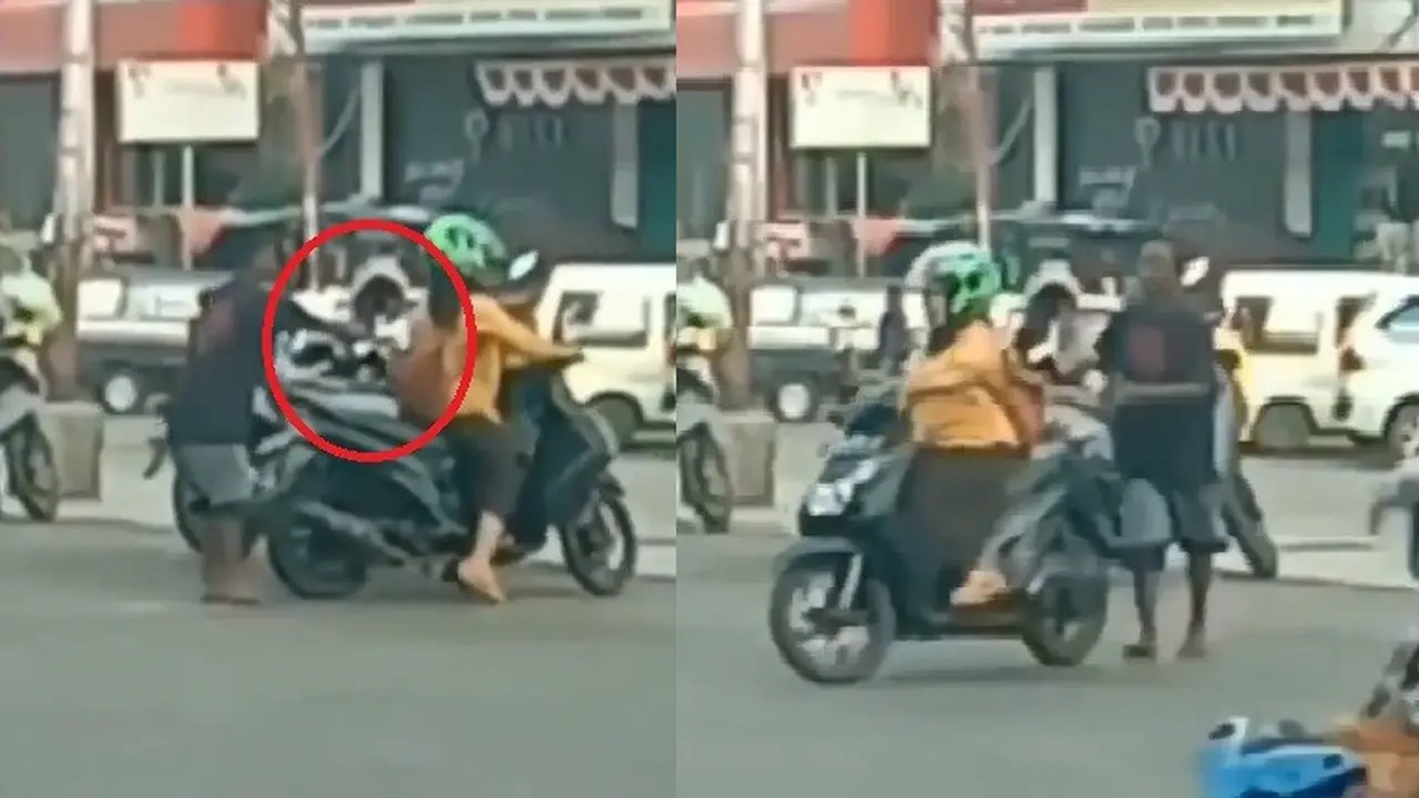 modus pencurian tukang parkir