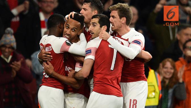 Arsenal akan berhadapan dengan Valencia (AFP/Glyn Kirk)