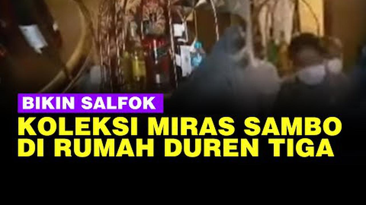 VIDEO: Temuan Koleksi Miras Mahal Milik Ferdy Sambo di Rumah Duren Tiga