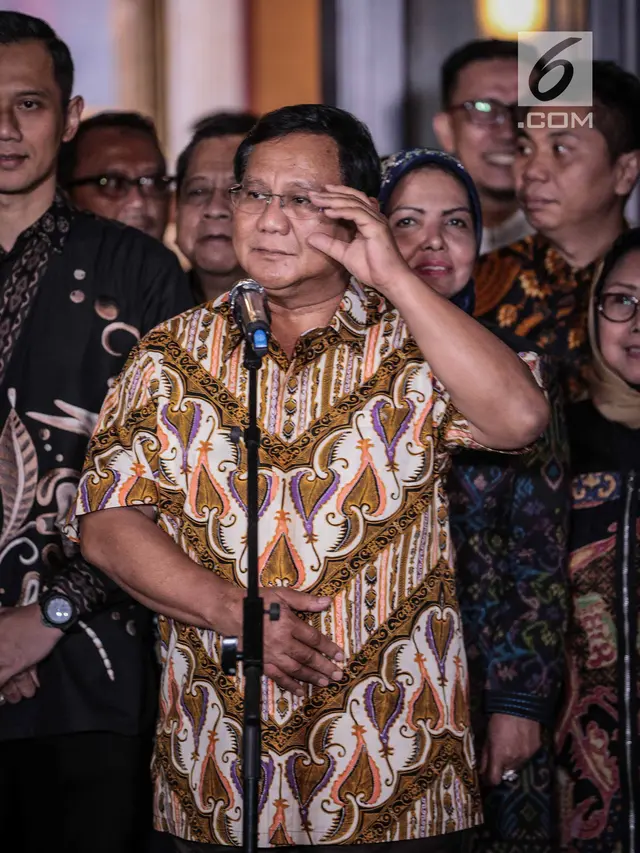 Salam Komando Prabowo dan SBY Usai Bahas Pemilu 2019