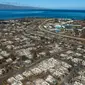 Jumlah korban tewas kebakaran hutan Hawaii masih terus meningkat hingga mencapai 101 orang. Kebakaran tersebut menyambar dengan cepat karena terbawa angin dan sistem peringatan kebakaran hutan di Hawaii dilaporkan tidak berfungsi. (AP Photo/Jae C. Hong)