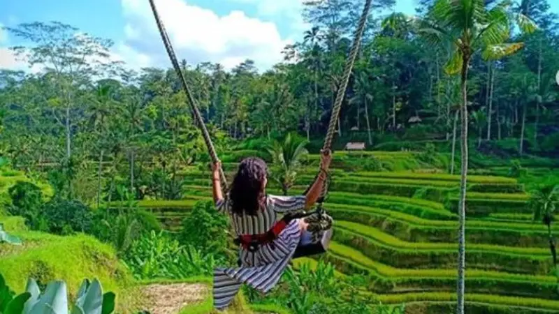 Tegalalang Rice Terrace di Ubud, Bali