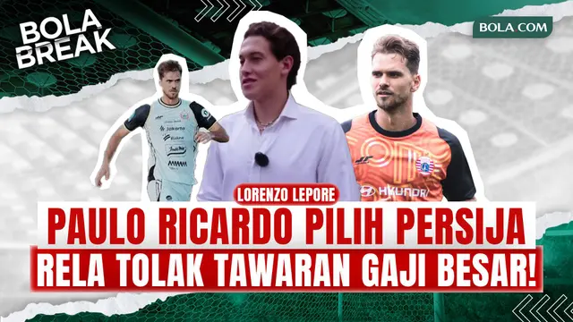 EKSKLUSIF! Jurnalis Italia Bongkar Alasan Paulo Ricardo Hijrah ke Persija Jakarta