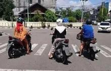 10 Aksi Emak-Emak Motoran yang Bikin Pengen Ngejauh, Mending Cari Selamat Aja Deh