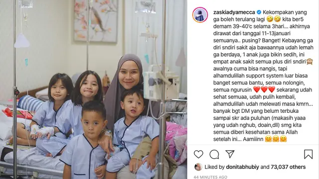 Unggahan Zaskia Adya Mecca