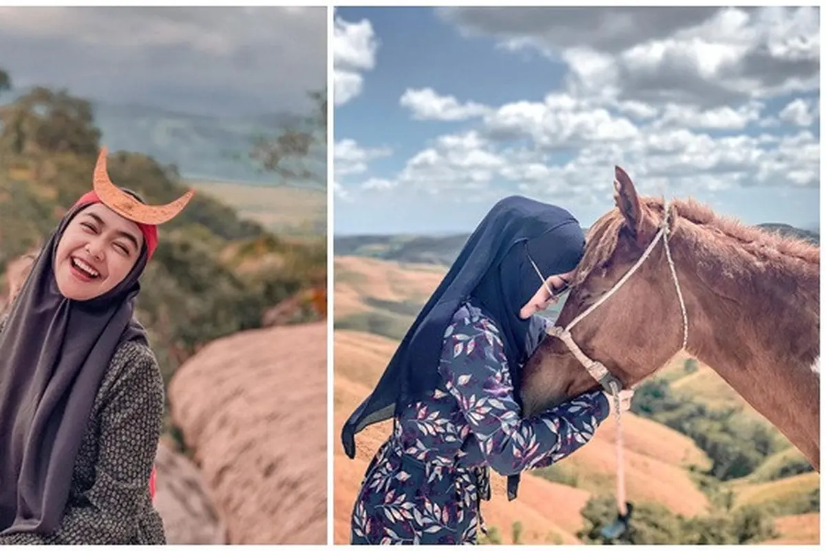 8 Momen Liburan Ria Ricis di Pulau Sumba, Seru Banget
