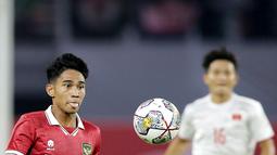 Tampil dihadapan pendukung sendiri, anak asuh Shin Tae-yong berhasil menang dengan skor 3-2. (Bola.com/Ikhwan Yanuar)