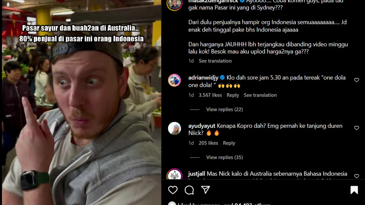Pasar yang Pedagangnya Banyak Orang Indonesia, Paddy's Market Terkenal Jadi Pusat Oleh-oleh di Sydney