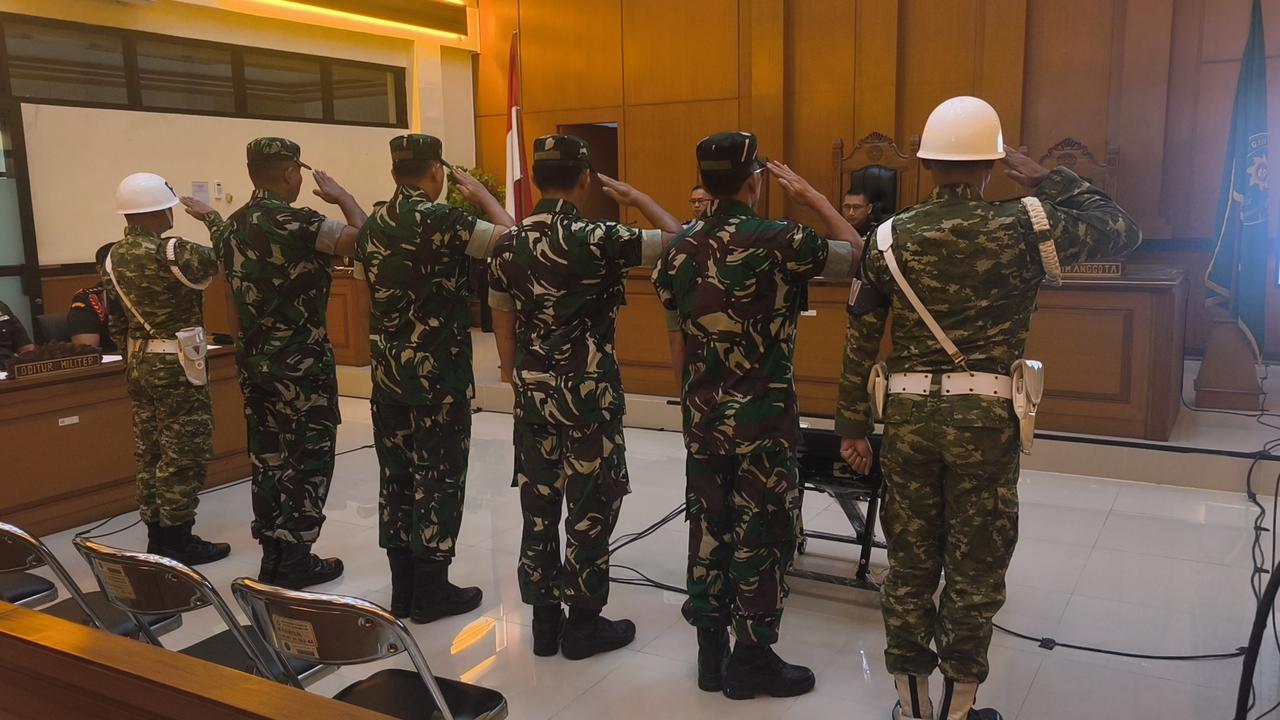 Sidang Kasus Penyiraman Air Keras Andrie Yunus, 4 Prajurit TNI Jadi Terdakwa Bacakan Nota Pembelaan