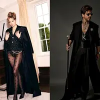 Debut Lisa di Met Gala sukses mencuri perhatian. Idol asal Thailand ini menyuguhkan energi edgy dan fierce lewat gaya rockstar-nya. Ia mengenakan setelan kustom dari Louis Vuitton, dengan celana high-cut yang dipadukan dengan tights dan clutch bermotif monogram ikonis LV. [@lalalalisa_m].